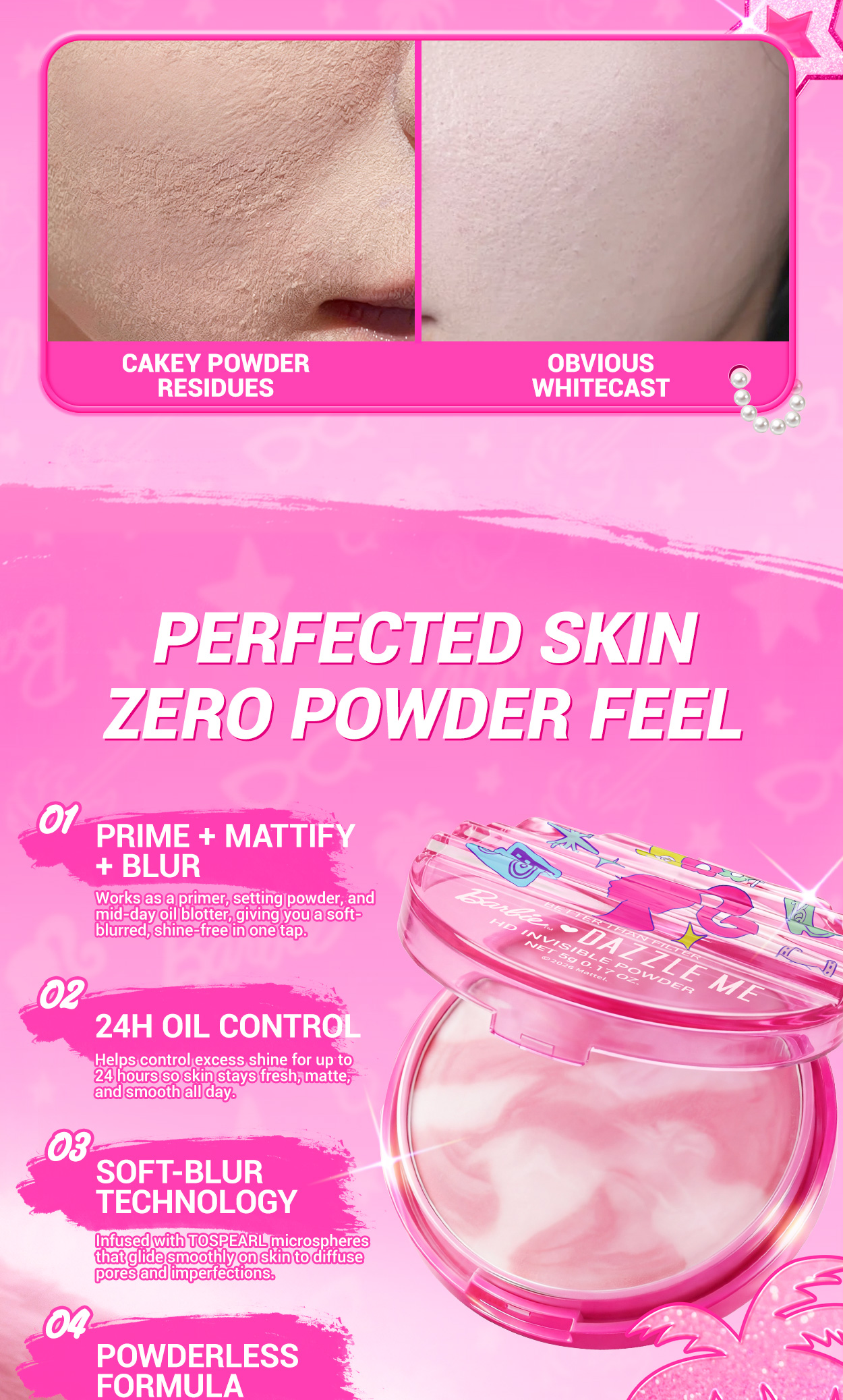 Limited Edition | DAZZLE ME X Barbie Better Than Filter HD Invisible ...