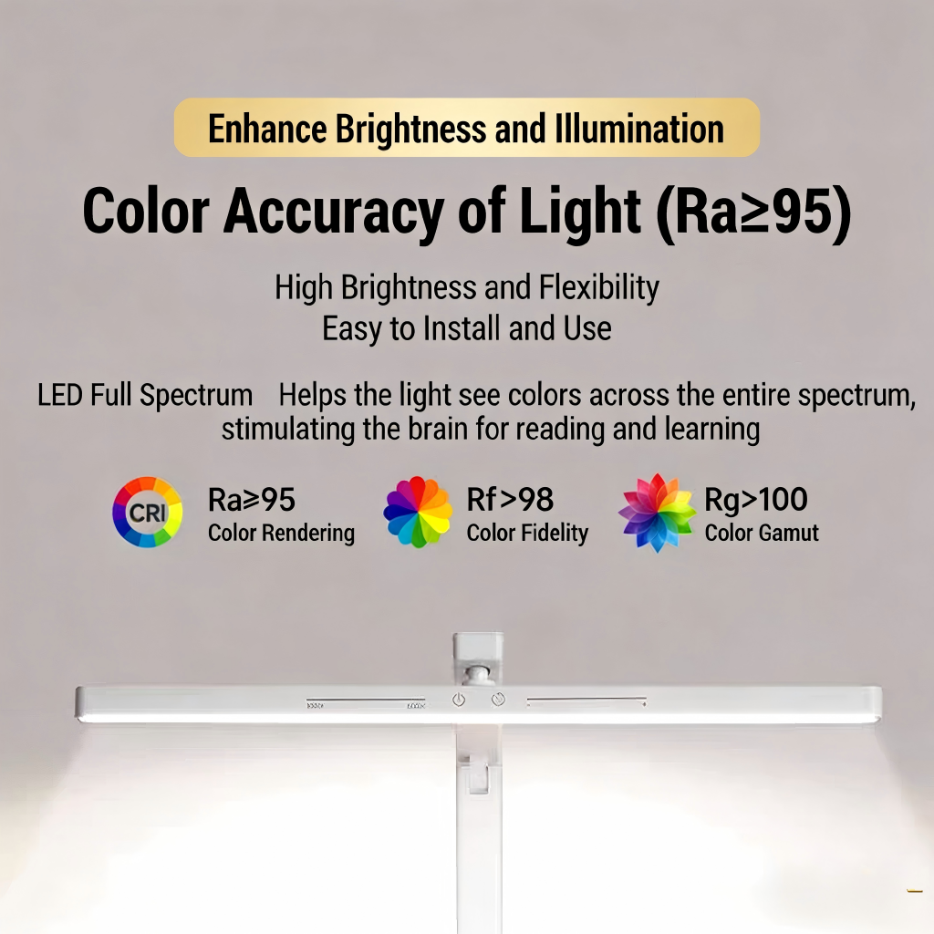 Table Lamp Energy Saving RG0 Flicker Free 18W for Student Study Bedroom ...