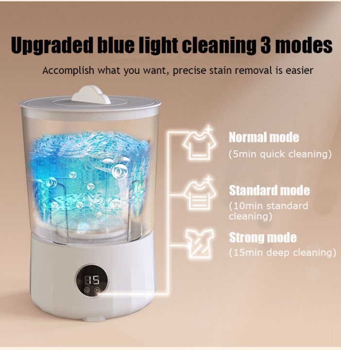 [COD] Mini Underwear Washing Machine Portable Wireless Sterilization ...