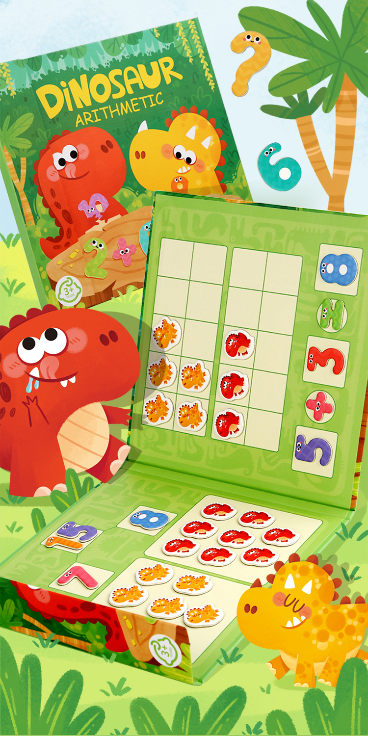 NIKO Kids Early Education Book Magnetic Math Arithmetic Book Early ...