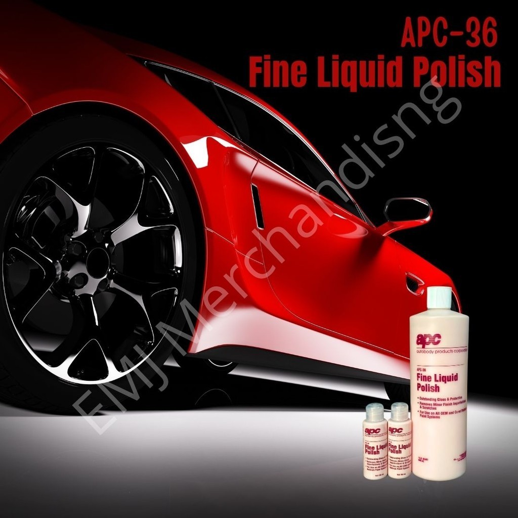 EMJ APC Fine Liquid Polish 1 US Quart/946ml & 550ml (APC Wax) Auto ...