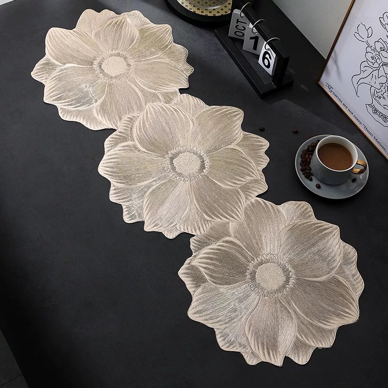 Gold Centerpiece New Year Lucky Gold Wealth Gingko Center Table Runner ...