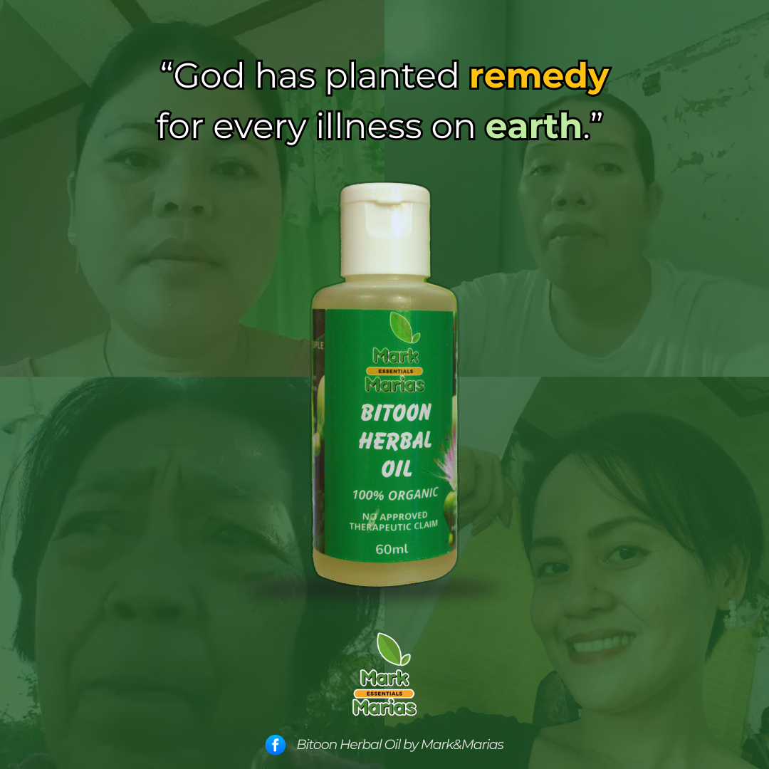 Mark & Maria’s Bitoon Herbal Oil 60ml – Authentic Original | Buy 1 Take ...