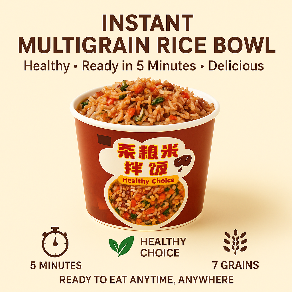 READY STOCK - 3 BOX Instant Multigrain Rice Bowl – Healthy Quick Meal ...