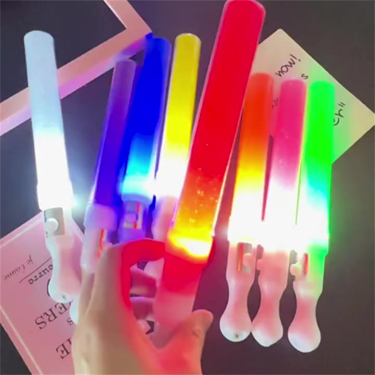 LED Glow Stick Flashing Light Sticks for Wedding Celebration Vocal ...