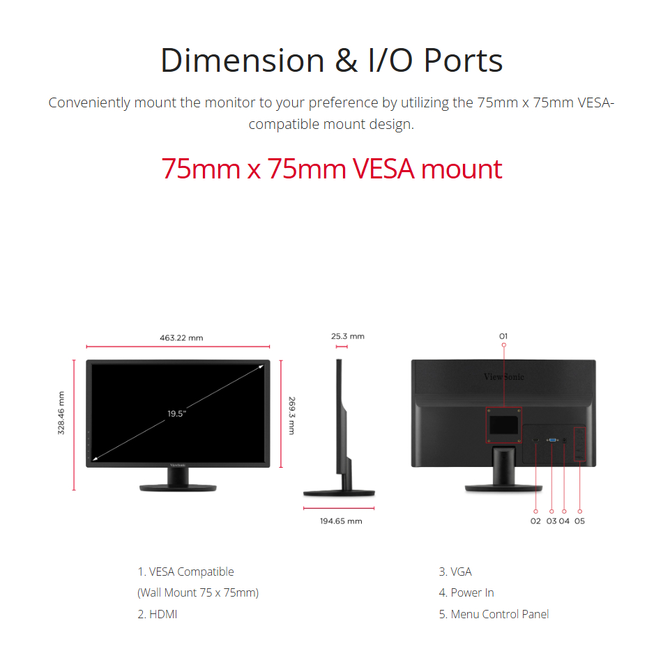 ViewSonic VA2025-H 20