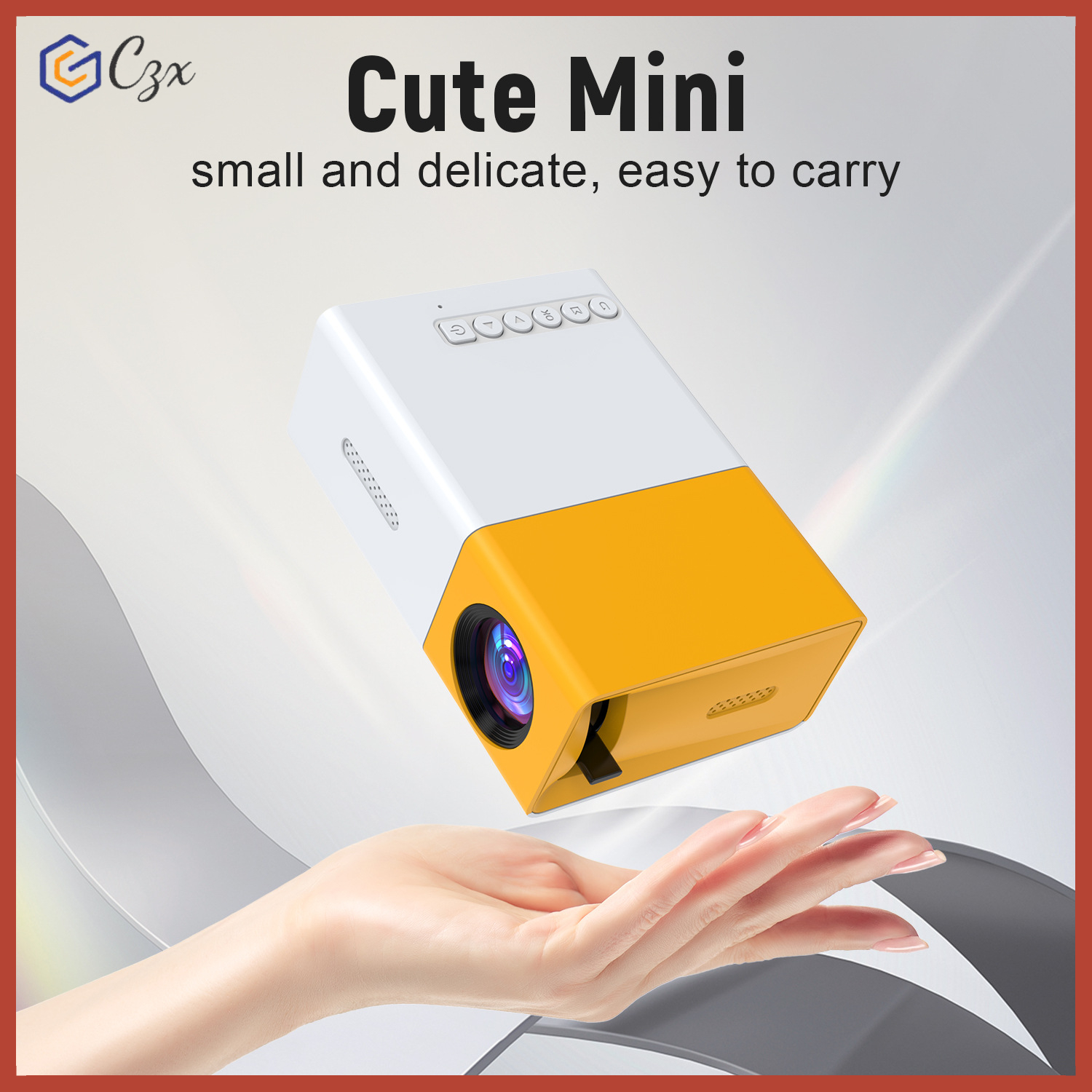 【In Stock】New HD Home Portable Projector Mini Projector Mobile Phone ...