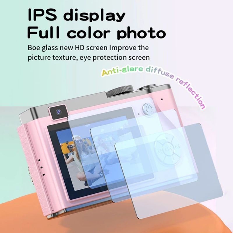 Digital Camera For Photography Vlogging Flash 4K HD CCD Digicam 48MP ...