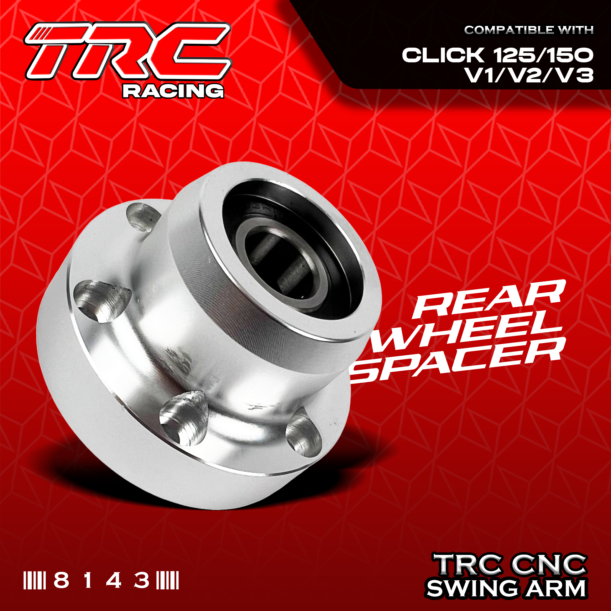 TRC Racing CNC Swing Arm for Click 125/150 v2/v3 8143 | Shopee Philippines