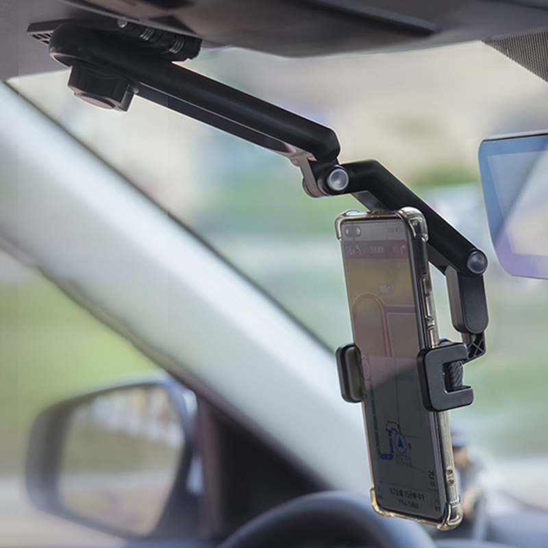 1080° Rotatable Car Sun Visor Phone Holder – Adjustable Mount for 4–7 ...