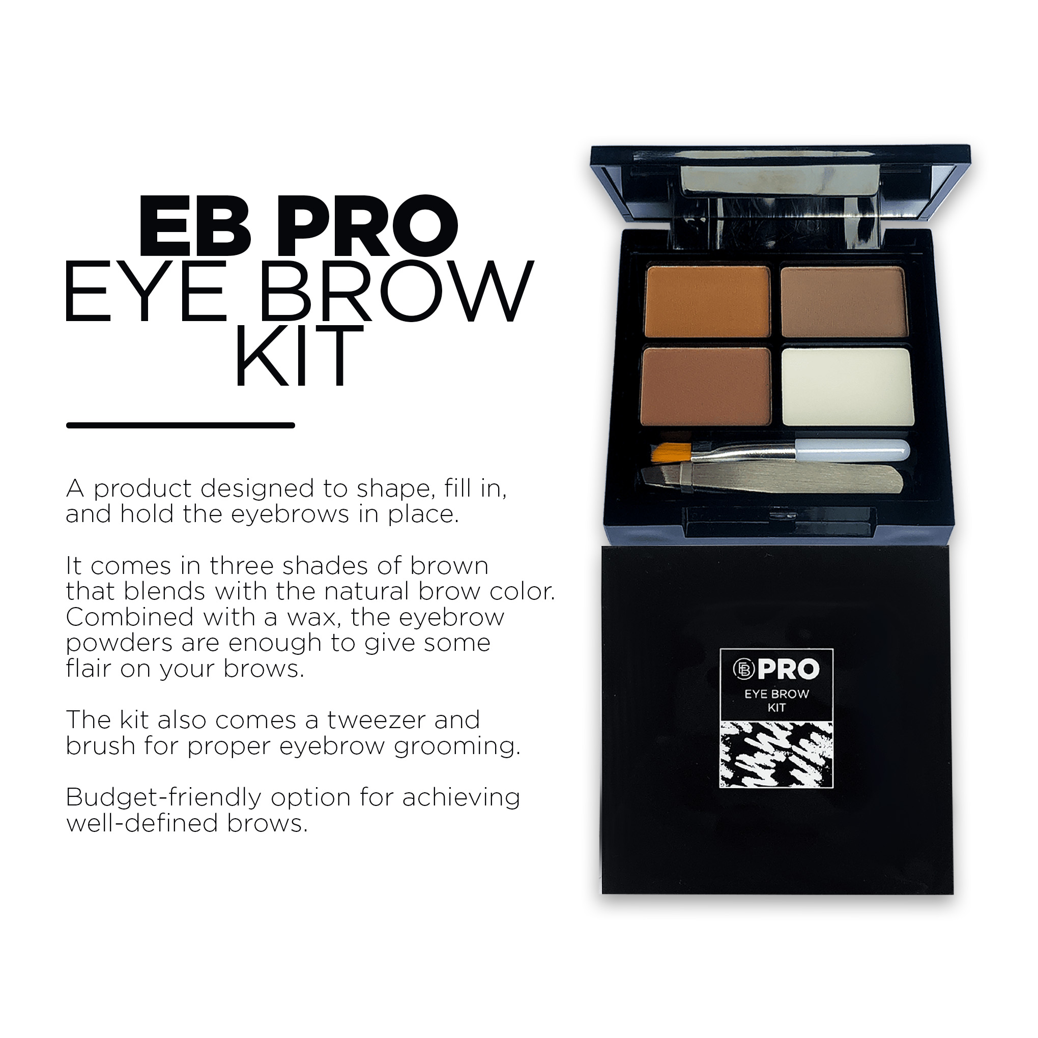 EB Pro Eyebrow Kit 4.0g [Eyebrow Powder, Eyebrow, Long lasting ...