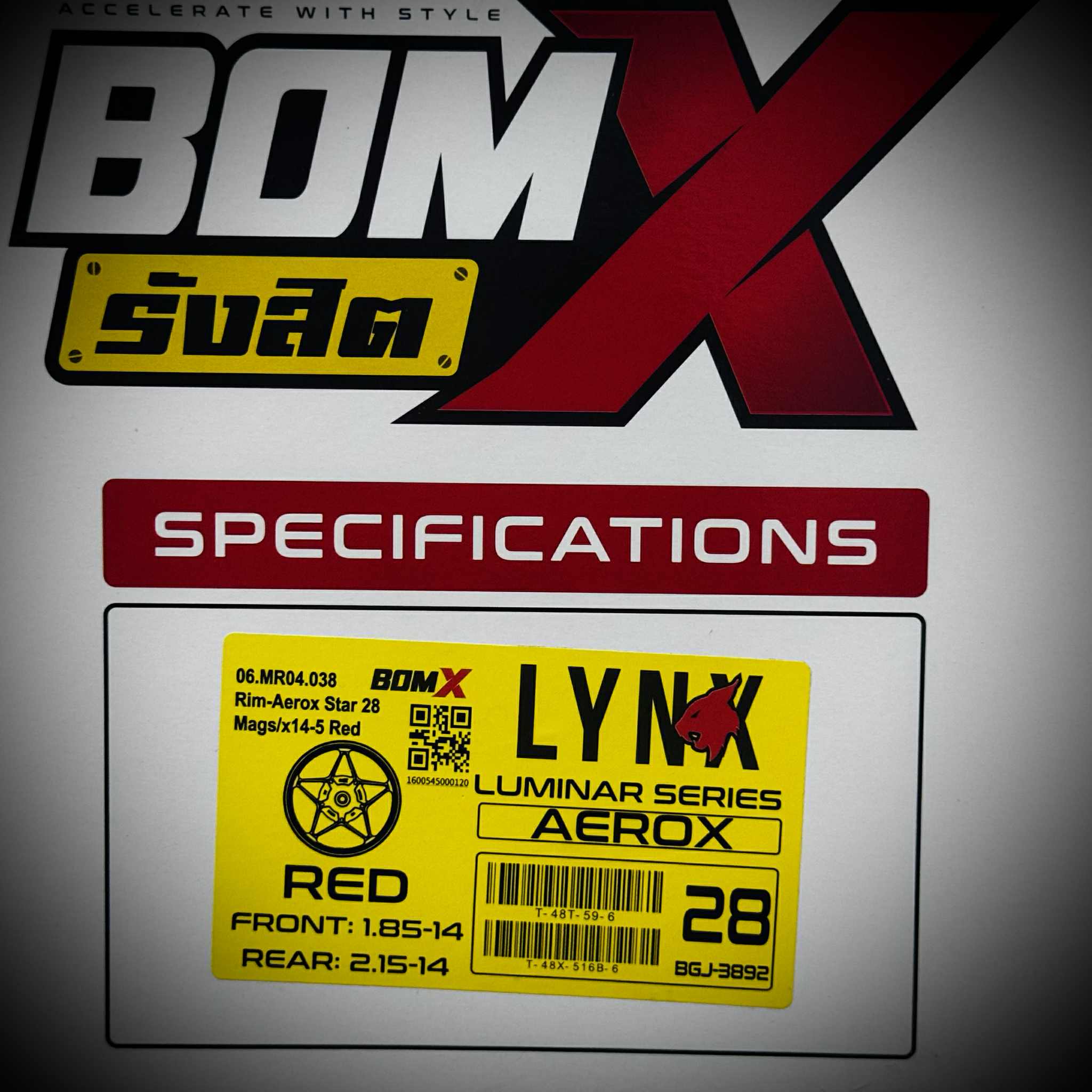 BOM RANGSIT BomX LYNX CNC STAR MAGS V1 CNC STAR MAGS FOR AEROX 155 ...
