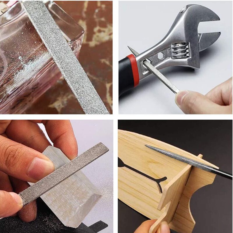 10PCS Diamond Needle File Set Precision Hand Tools for Wood Carving ...