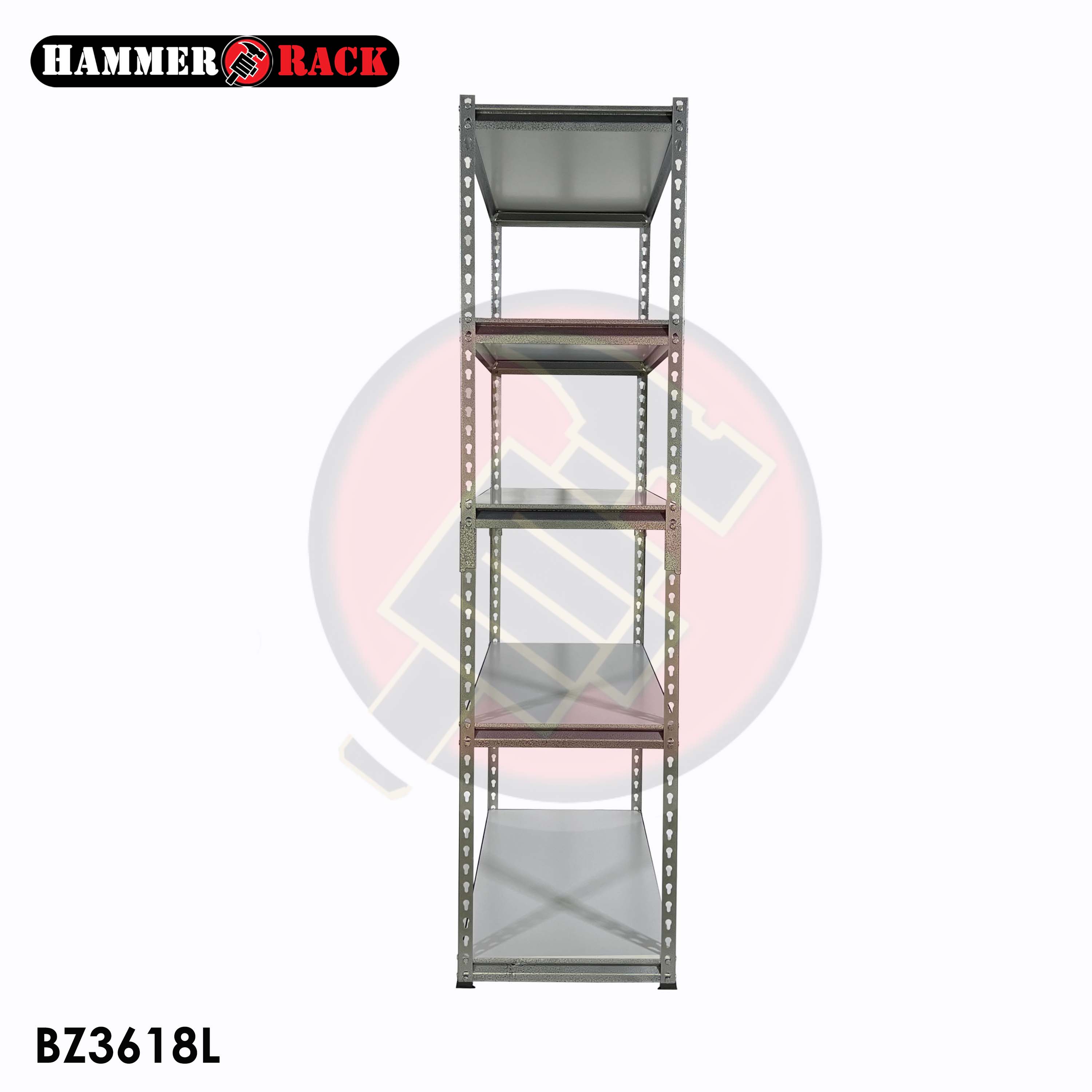 Hammer Rack Heavy Duty Boltless Steel Storage Rack and Workbench ...