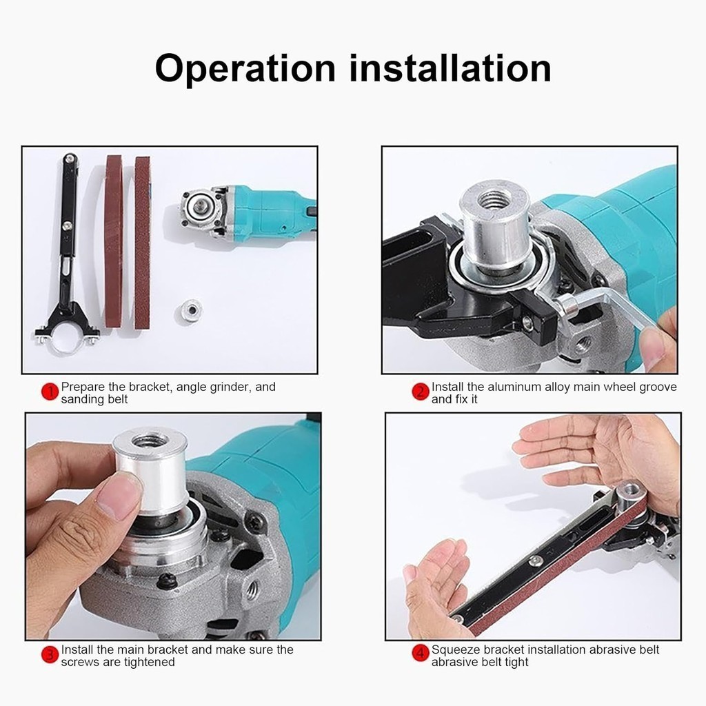 Angle Grinder Modified Sand Belt Machine DIY Mini Angle Grinder For ...