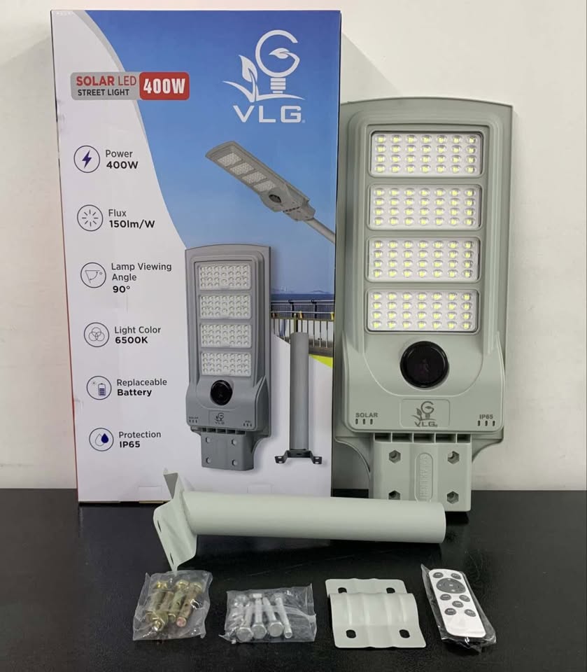 VLG SOLAR STREET LIGHT ( VSL 3134DL SERIES 300W, 400W & 500W) | Shopee ...