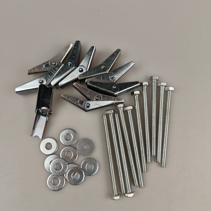 10PCS M6*80/M4*50/M5*80 12/18mm Spring Toggle Anchor 1/8-1/4Inch Heavy ...