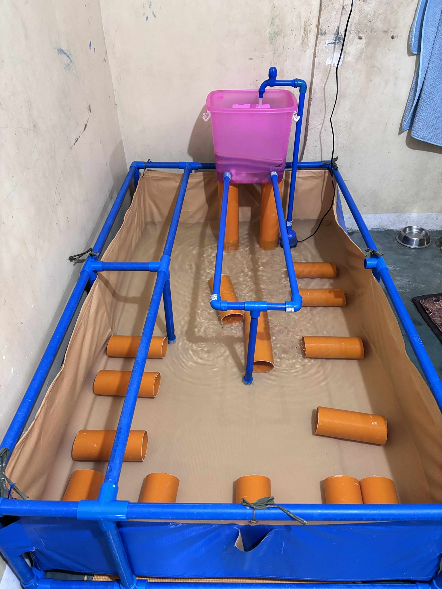 high quality 3x2x1ft azolla fish tankCrayfish pond/tank PVC TARPAULIN ...