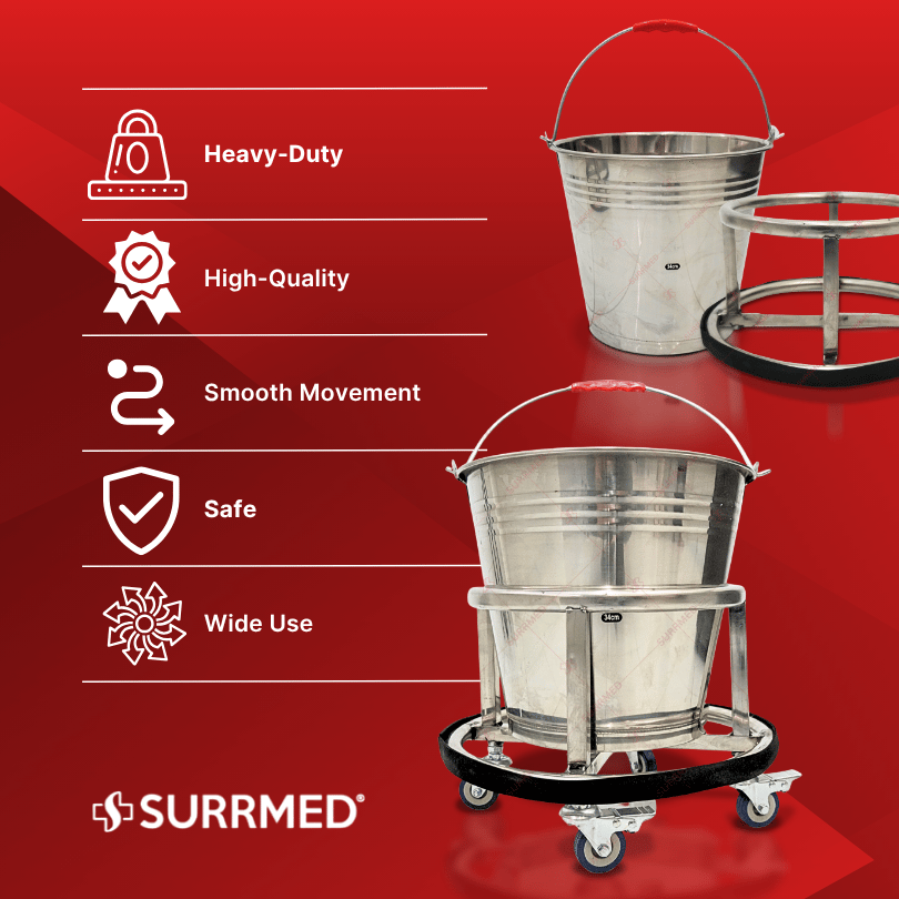 SURRMED KICK BUCKET WITH WHEELS | Shopee Philippines