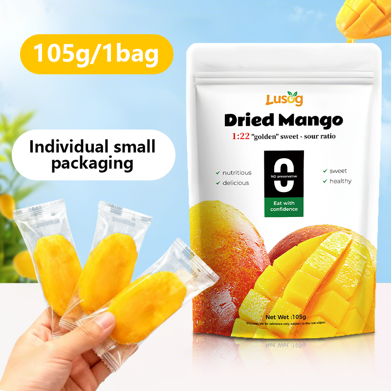 100% Pure Mango-Delicious Dried Mango 105g Individual Packaging Cebu ...