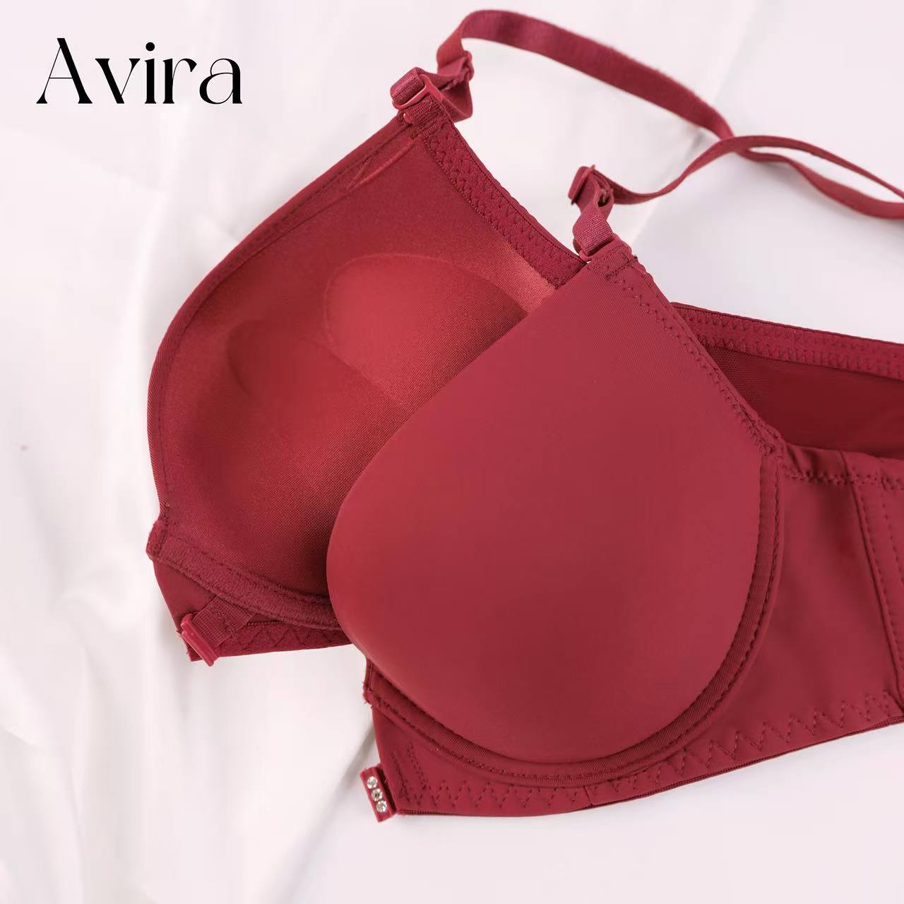 Avira Seamless Bra High Quality Under-Wired with Double Padded Push Up ...