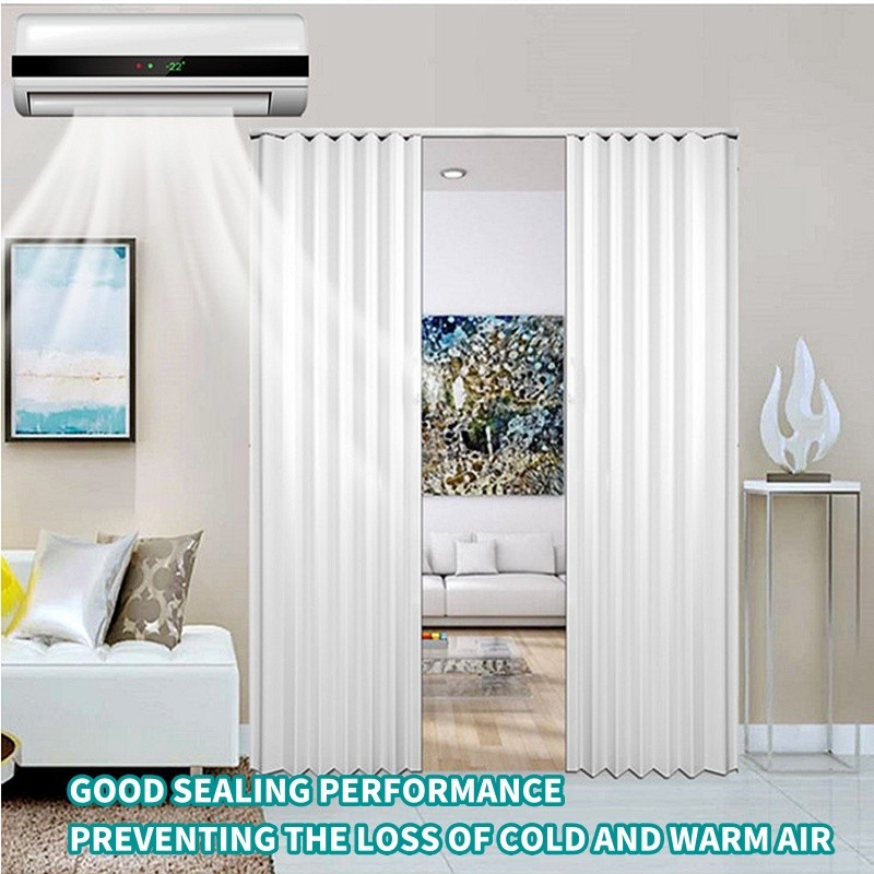 PVC Folding Sliding Door SpaceSaving Partition indoor household ...