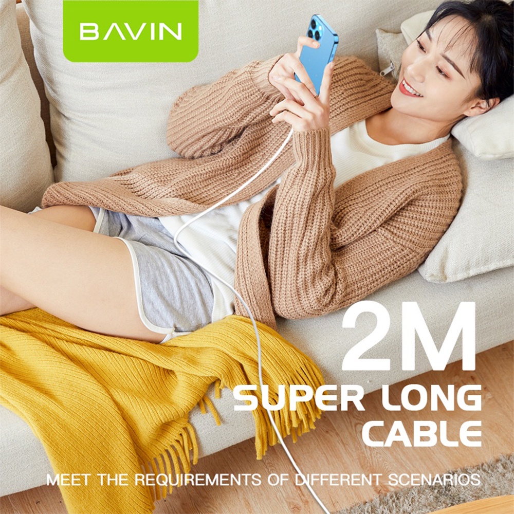 BAVIN CB253 60W 30W 18W 12W Fast Charging & Data Transfer 1.2 / 2m ...