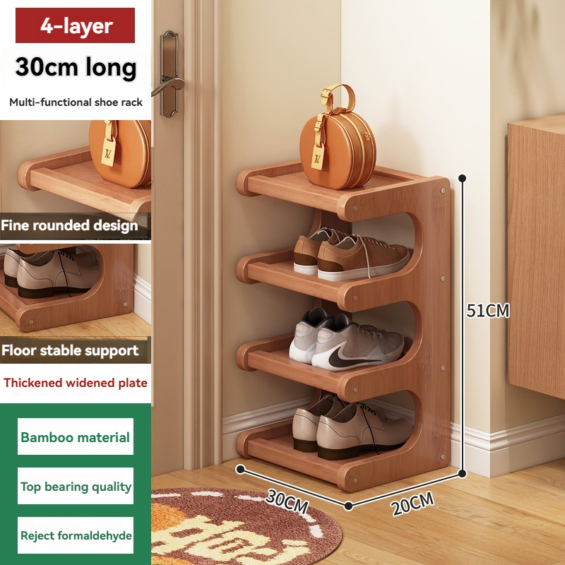 Bamboo shoe rack storage rack shoe rack storage shoe rack large storage ...