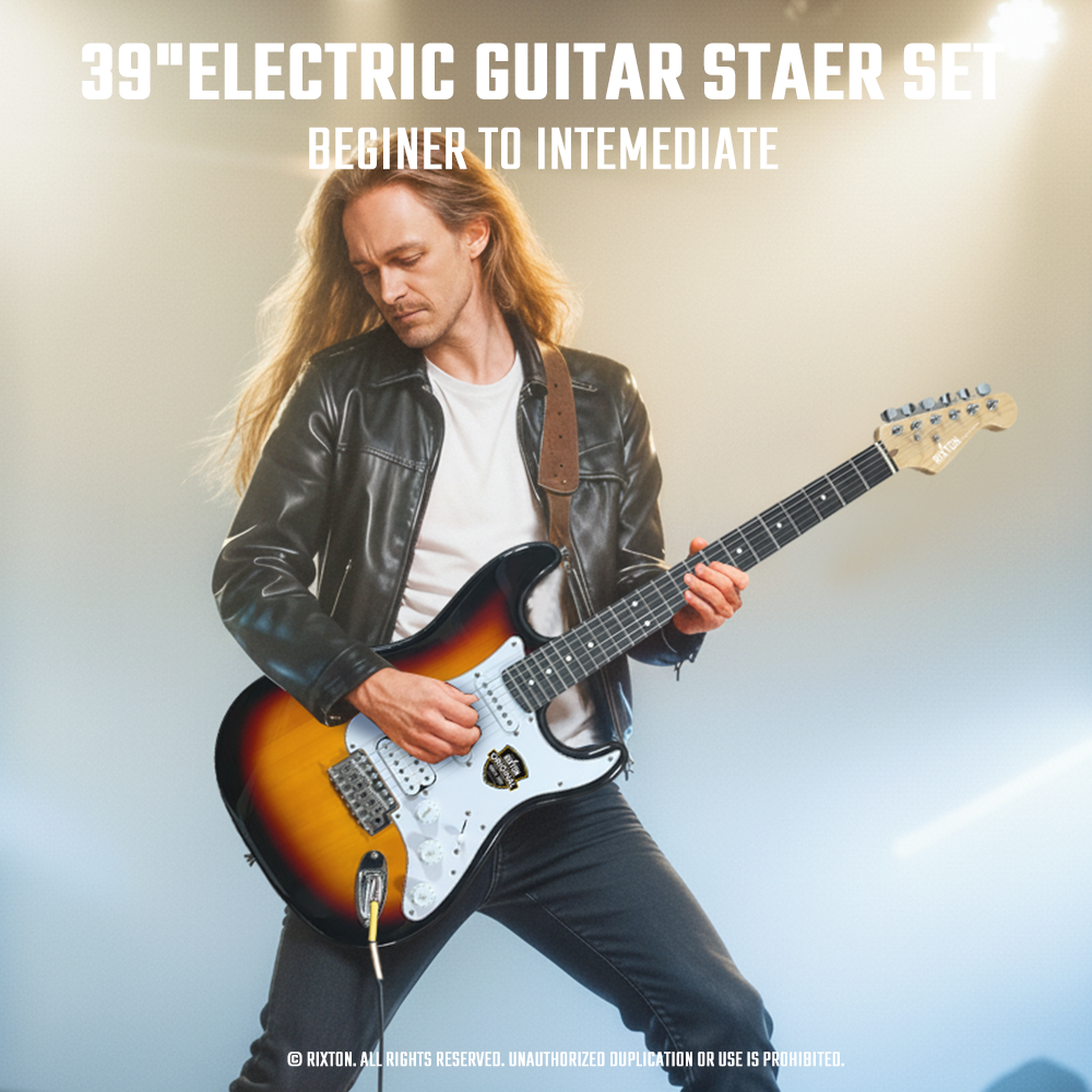 RIXTON Electric Guitar Complete Set Electric Guitar for Beginners ...