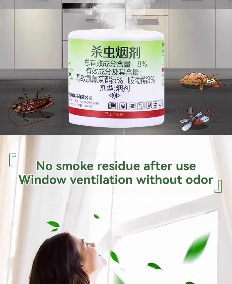 Insect Killer Smoke Quick Acting Fast Killing for Cockroach Ants Total ...
