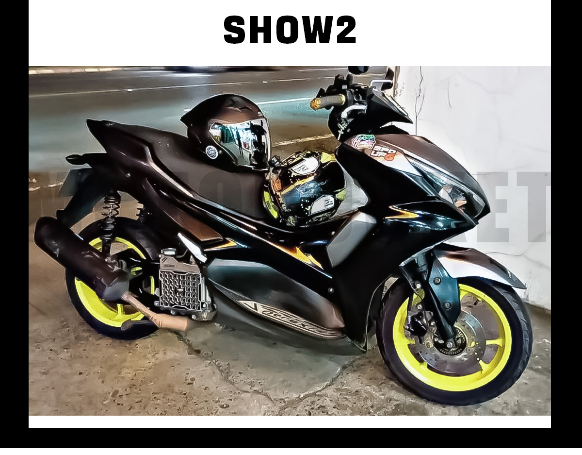 Motorbike PANEL 1 AND 2 / SIDE PANEL / SIDE COWLING for AEROX V2 YAMAHA ...