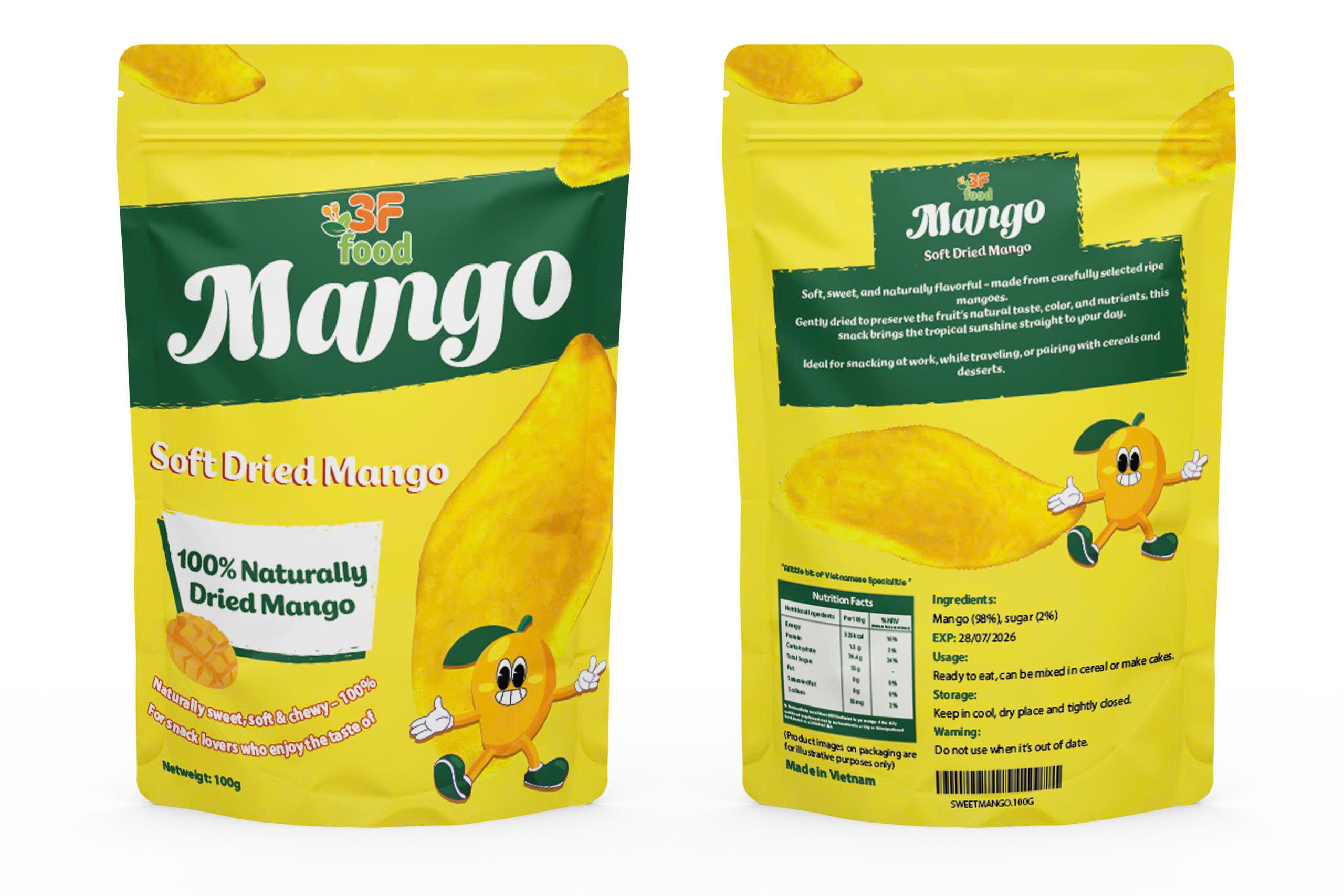 [BEST SELLER] 3F Dried Mango with Salt & Chili – Healthy Spicy Sour ...