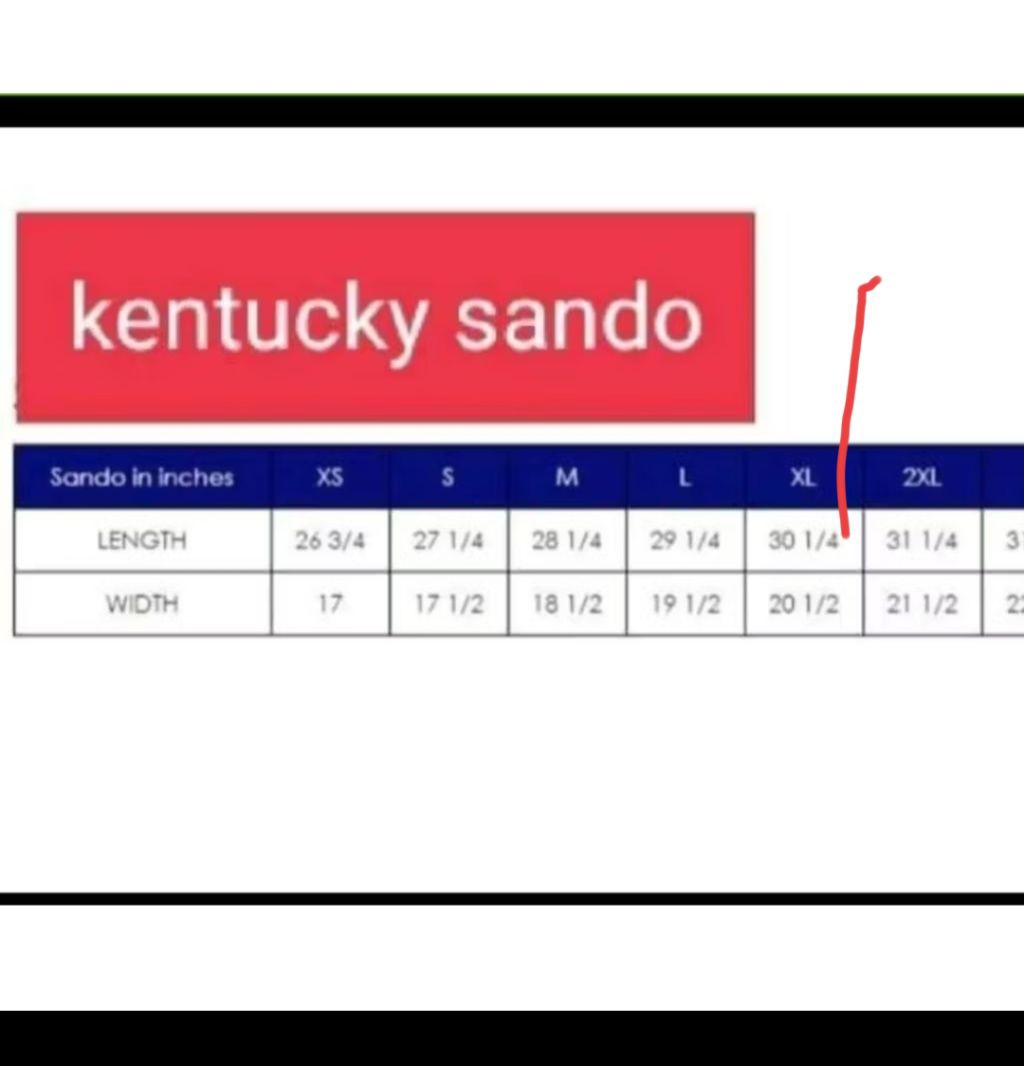 Kentucky sando white for men(2 pcs) adult SIZE:XS,S,M,L,XL,2XL,3XL(FS ...