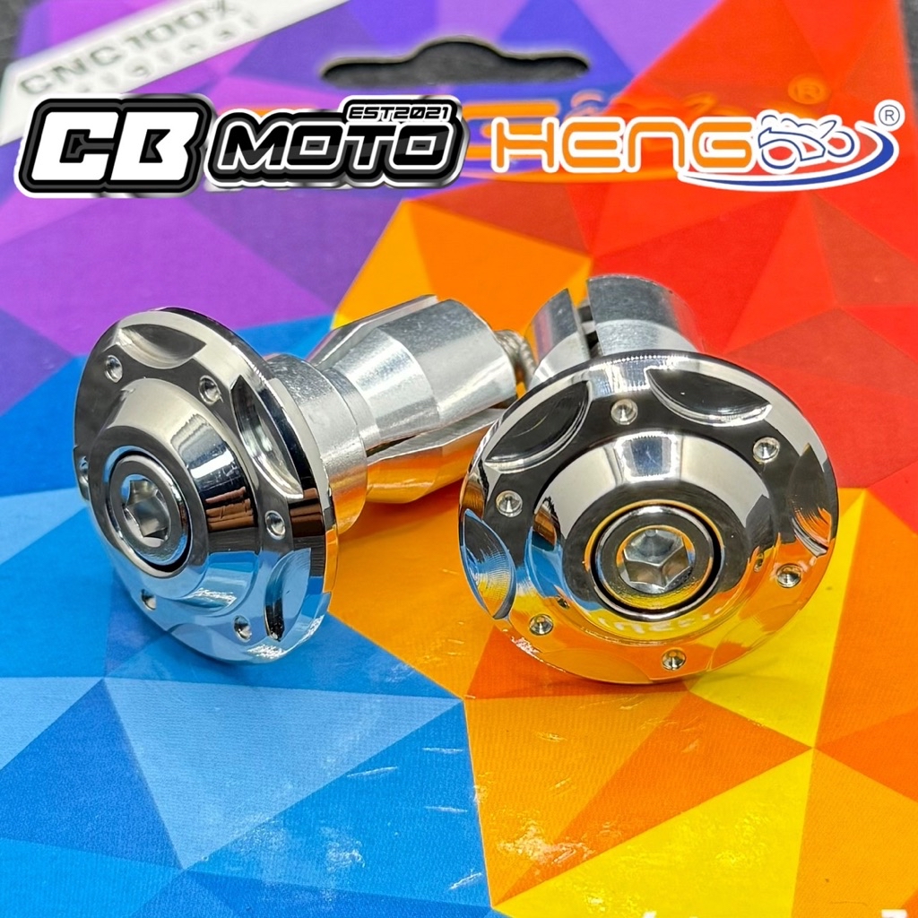 HENG / SC SIAM BAR END FOR AEROX V1 & V2 S CNC TITANIUM CONCAVE ...
