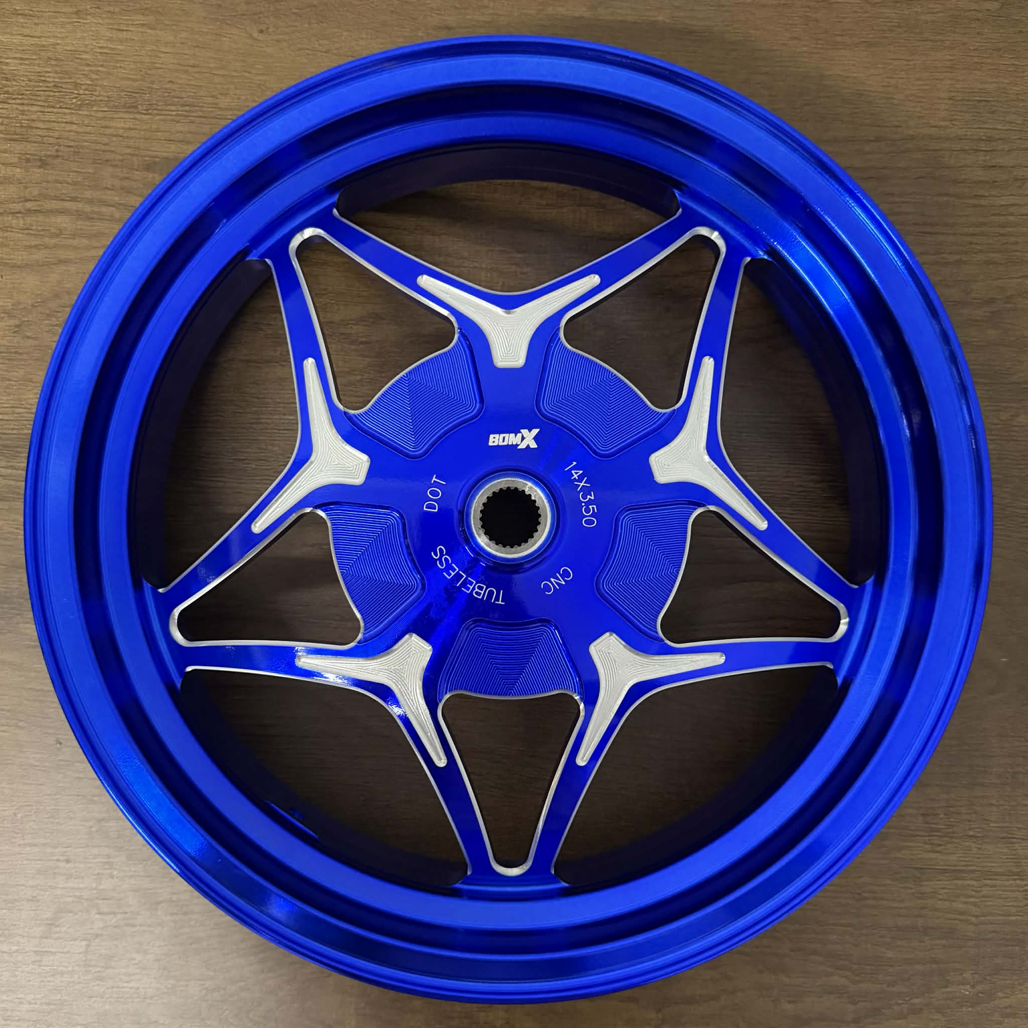 BOM RANGSIT BomX CNC MAGS LYNX V2 STAR 5 SPOKES FOR AEROX V1 & V2 ...