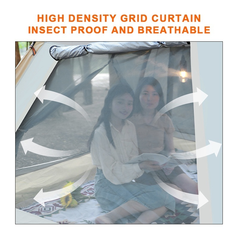 4/6/8 Person Family Tent Outdoor Tent Automatic Waterproof tent Outdoor ...