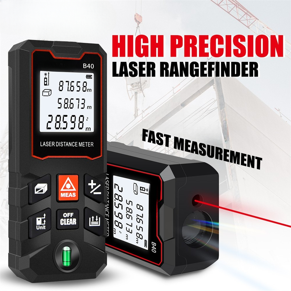 Digital Laser Distance Meter 40m / 80m / 100m | Shopee Philippines