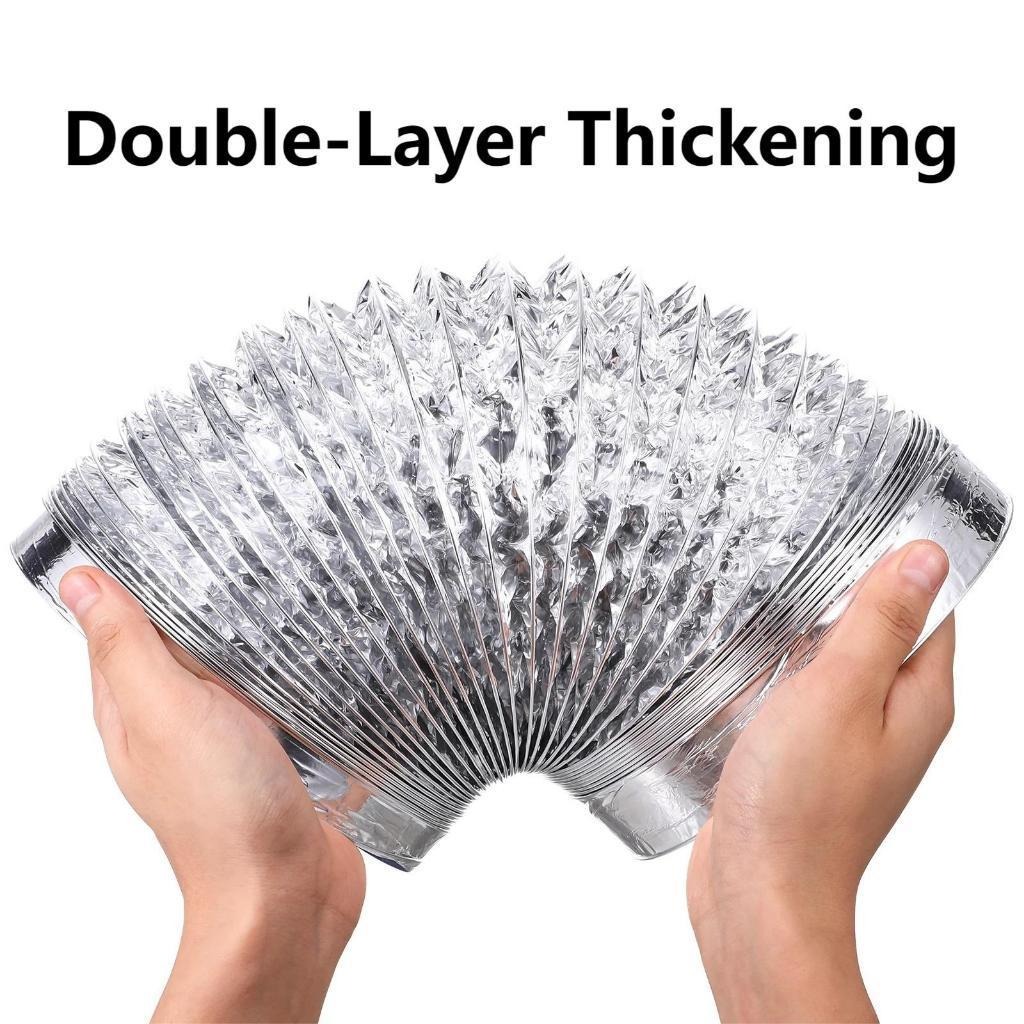 Flexible aluminum air exhaust pipe ventilation duct indoor exhaust ...