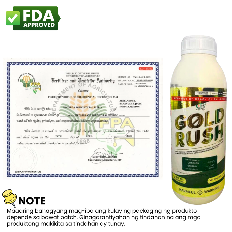 Gold Rush 370 SC Insecticide for Rice | Strong Pest Control for ...