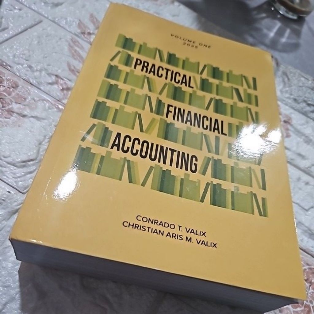 Practical Financial Accounting volume one 2025 By; Valix | Shopee ...