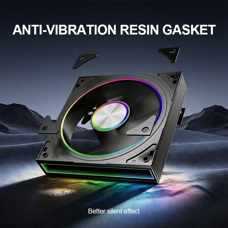 ESGAMING SONIC LIGHT Argb Cpu Fan 5V 3PIN PC Case 4PIN PWM Infinite ...