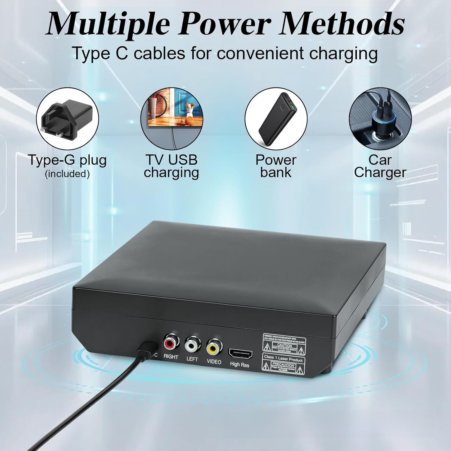 Mini Home DVD VCD CD EVD Player Full Format HD Disc Player | Shopee ...