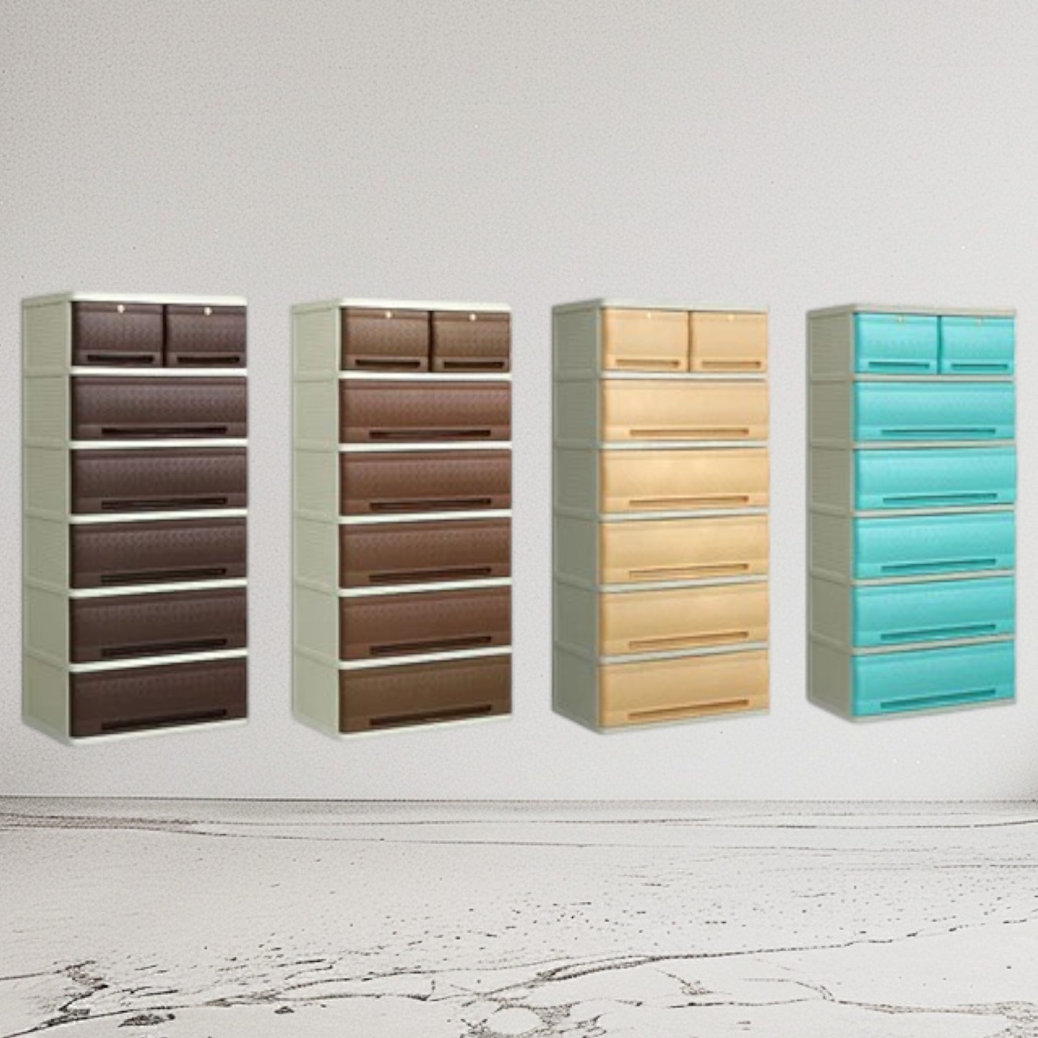 5L & 6L ZOOEY NATIVE RATTAN DRAWER STOCK #2002 (RANDOM COLOR) | Shopee ...