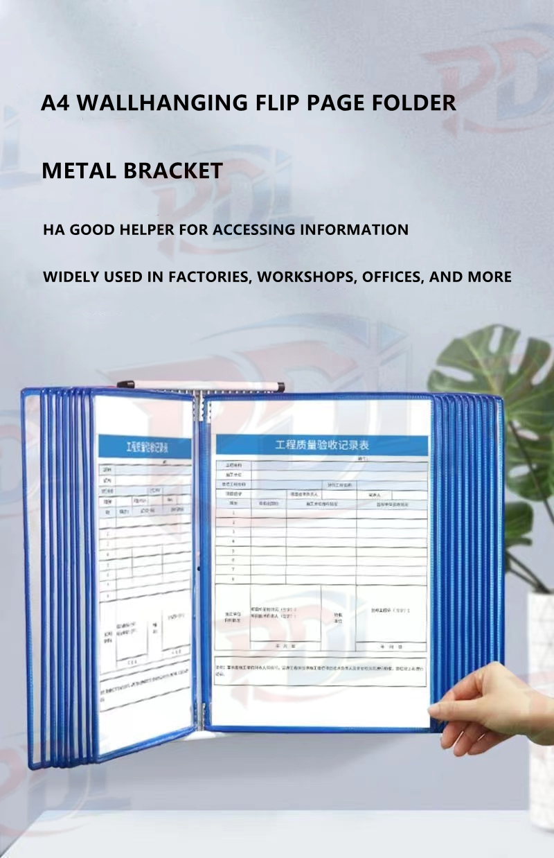5/10 Pages Wall-Mounted File Rack A4 Standard Homework Guide Book ...