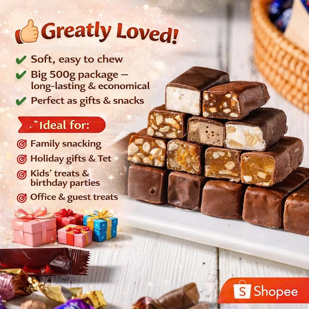 [ BUY 1kg GET 1kg ] Russian Chocolate Mixed Fructose Candy 500g ...
