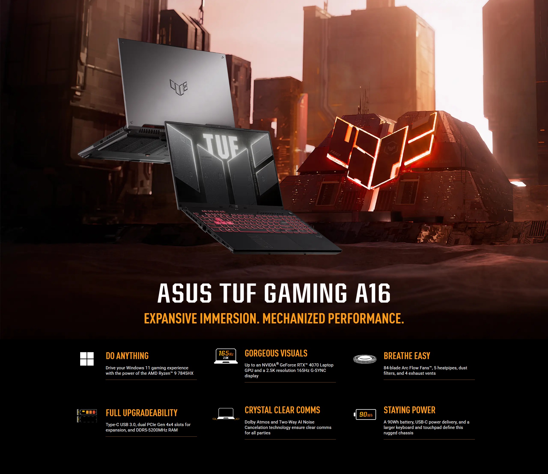 Asus TUF A16 FA607NUG-RL116W 16