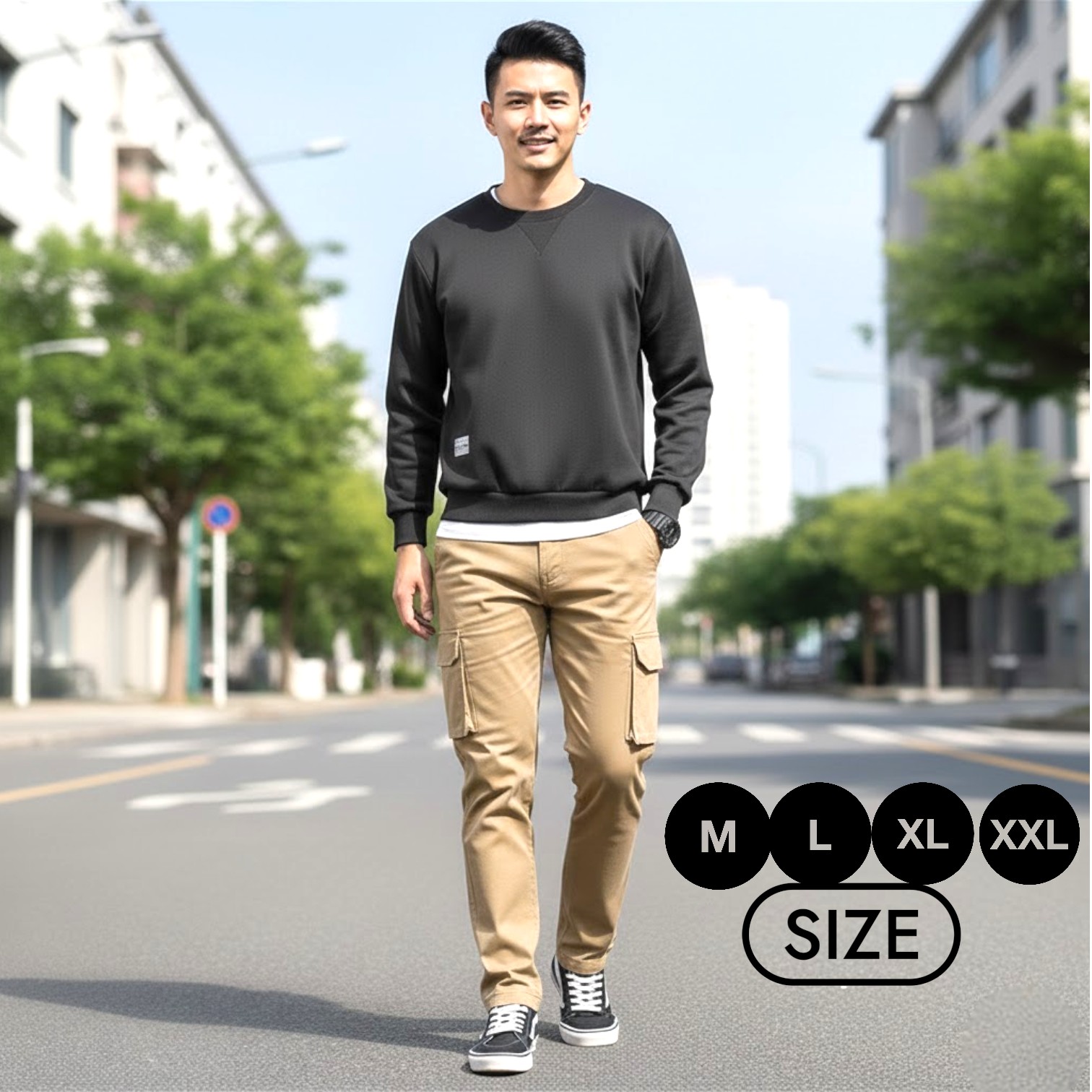 Slim-Fit Urban Cargoes/Urban Cargo Trousers | Shopee Philippines