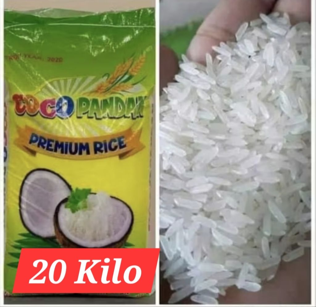 Coco Pandan 20 Kilo Imported Rice Wholegrain | Shopee Philippines