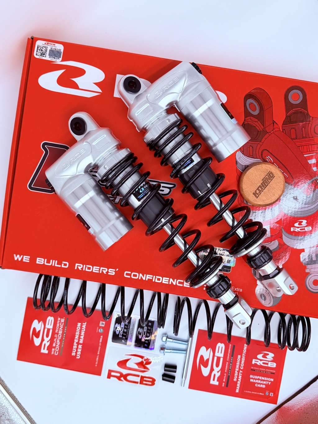 RCB REAR SHOCK ABSORBER XMAX 350mm VD SERIES 45degeee tank premium ...