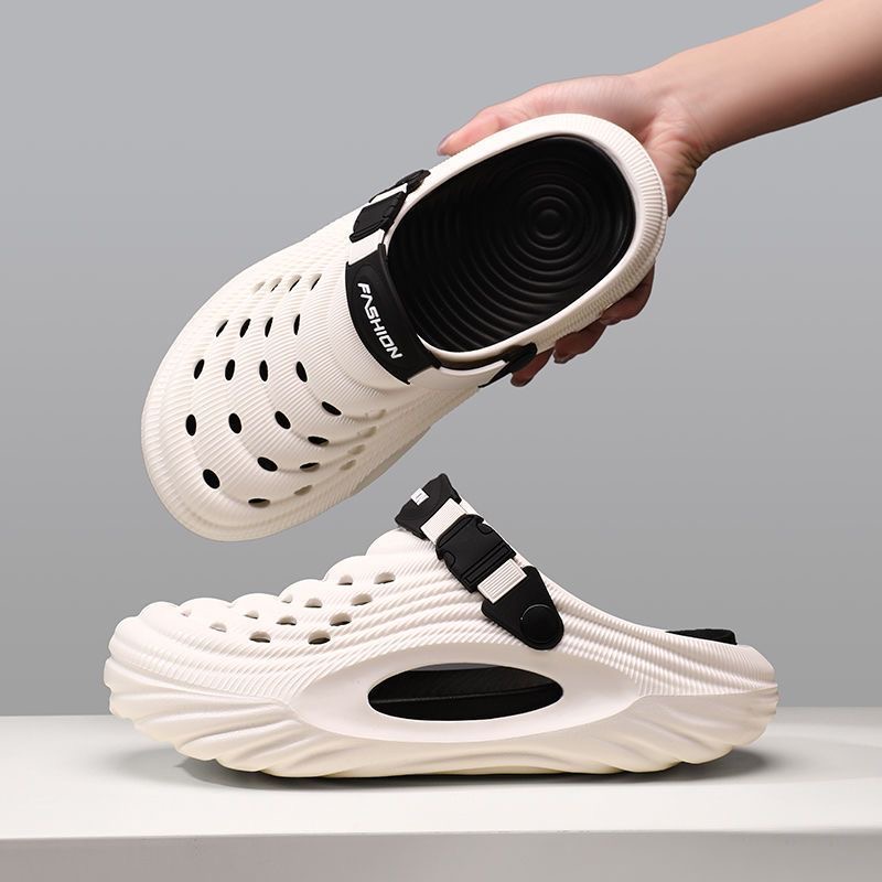 Indoor and outdoor multifunctional non-slip round-toe stylish men's ...